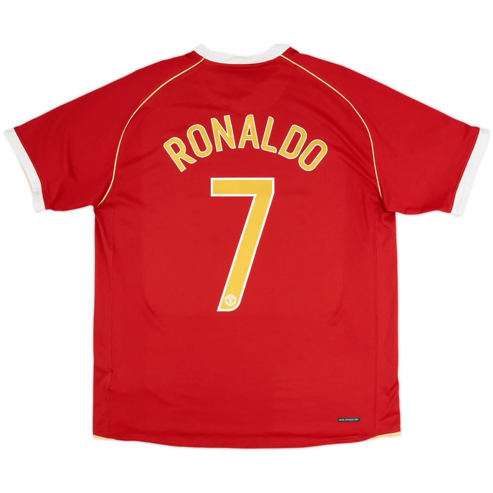 2006-07 Manchester United Home Shirt Ronaldo #7 - 8/10 - (S)