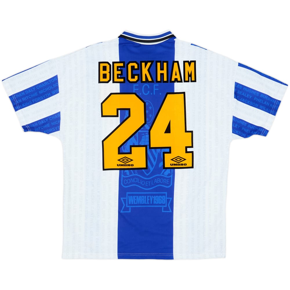 1994-96 Manchester United Third Shirt Beckham #24 - 9/10 - (L)