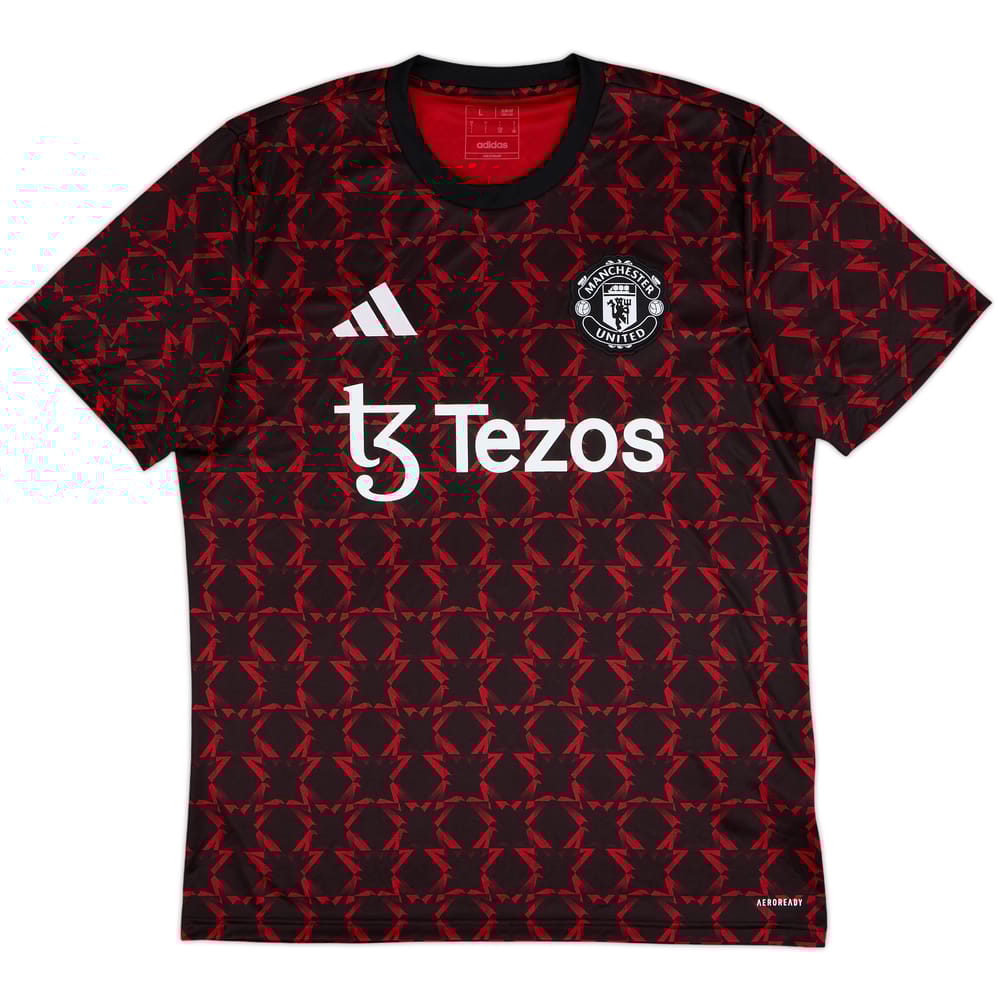 2024-25 Manchester United adidas Training Shirt - 10/10 - (L)