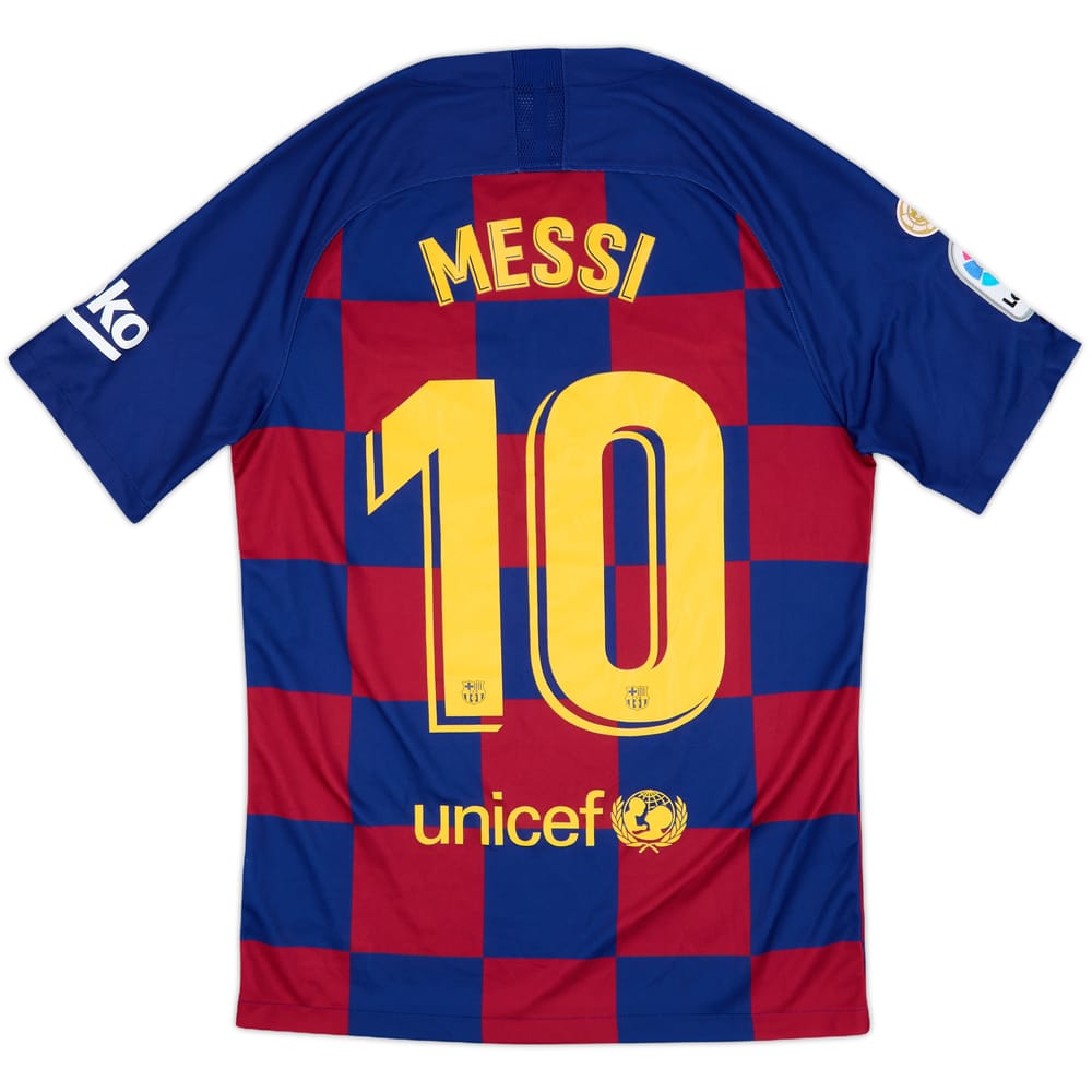 2019-20 Barcelona Home Shirt Messi #10 - 8/10 - (S)