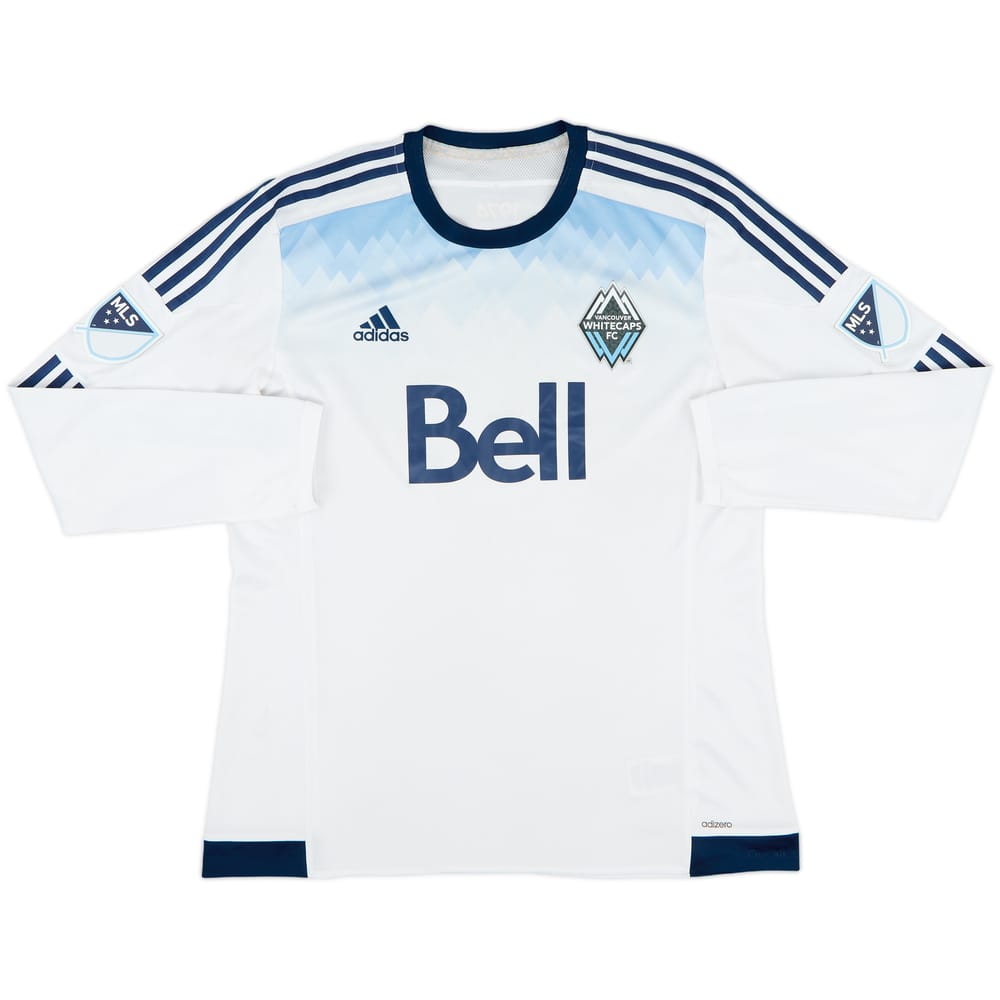 2015-16 Vancouver Whitecaps Authentic Home L/S Shirt - 7/10 - (XL)