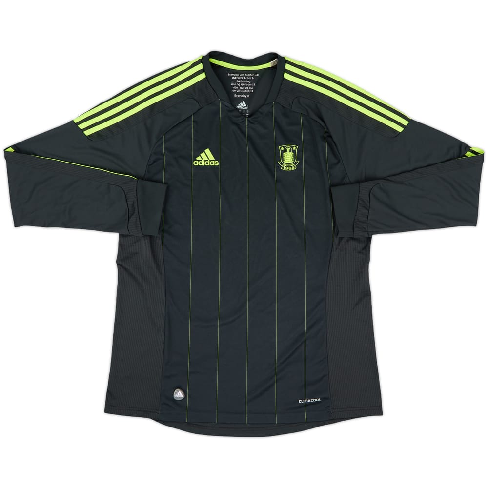 2011-12 Brondby Away L/S Shirt - 9/10 - (L)