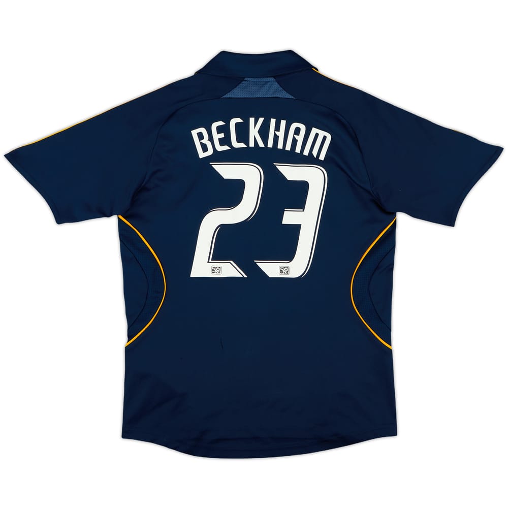 2007-08 LA Galaxy Away Shirt Beckham #23 - 7/10 - (S.Boys)