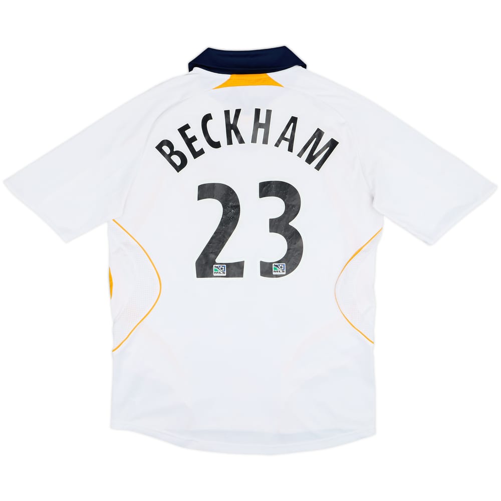 2007-08 LA Galaxy Home Shirt Beckham #23 - 6/10 - (M)