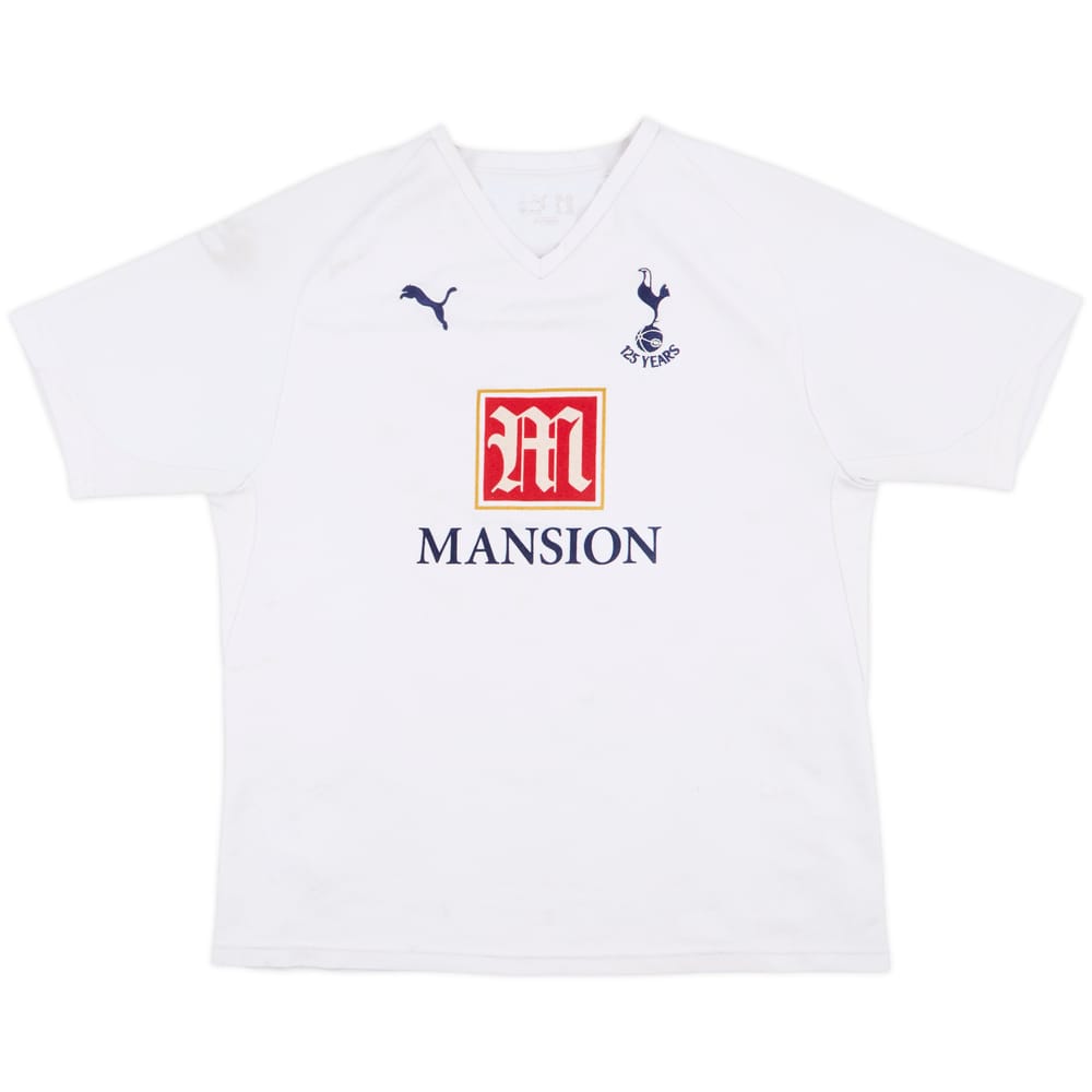 2007-08 Tottenham Home Shirt - 7/10 - (XL.Boys)