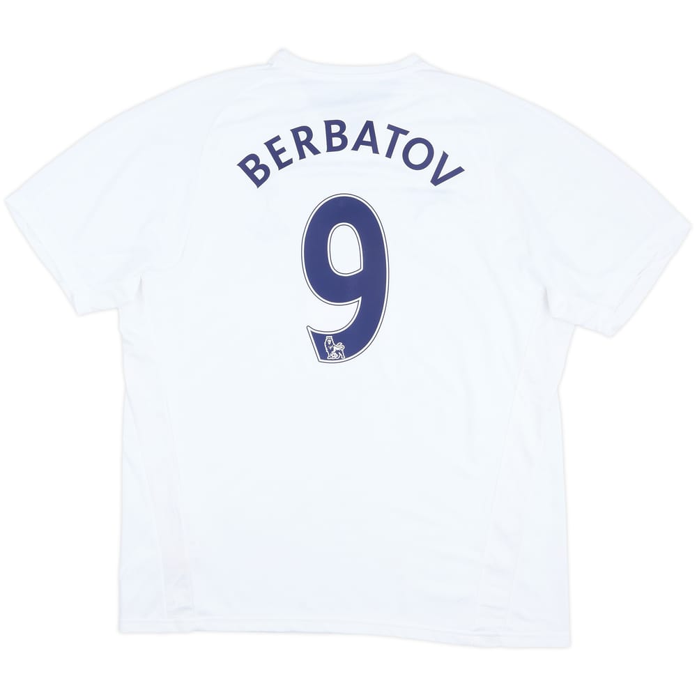 2007-08 Tottenham Home Shirt Berbatov #9 - 8/10 - (XL)
