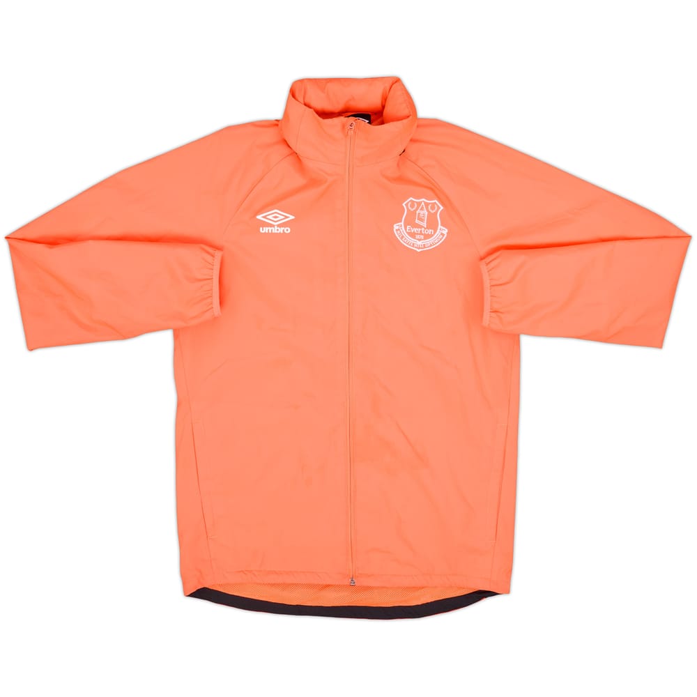 2015-16 Everton Umbro Hooded Rain Jacket - 8/10 - (S)