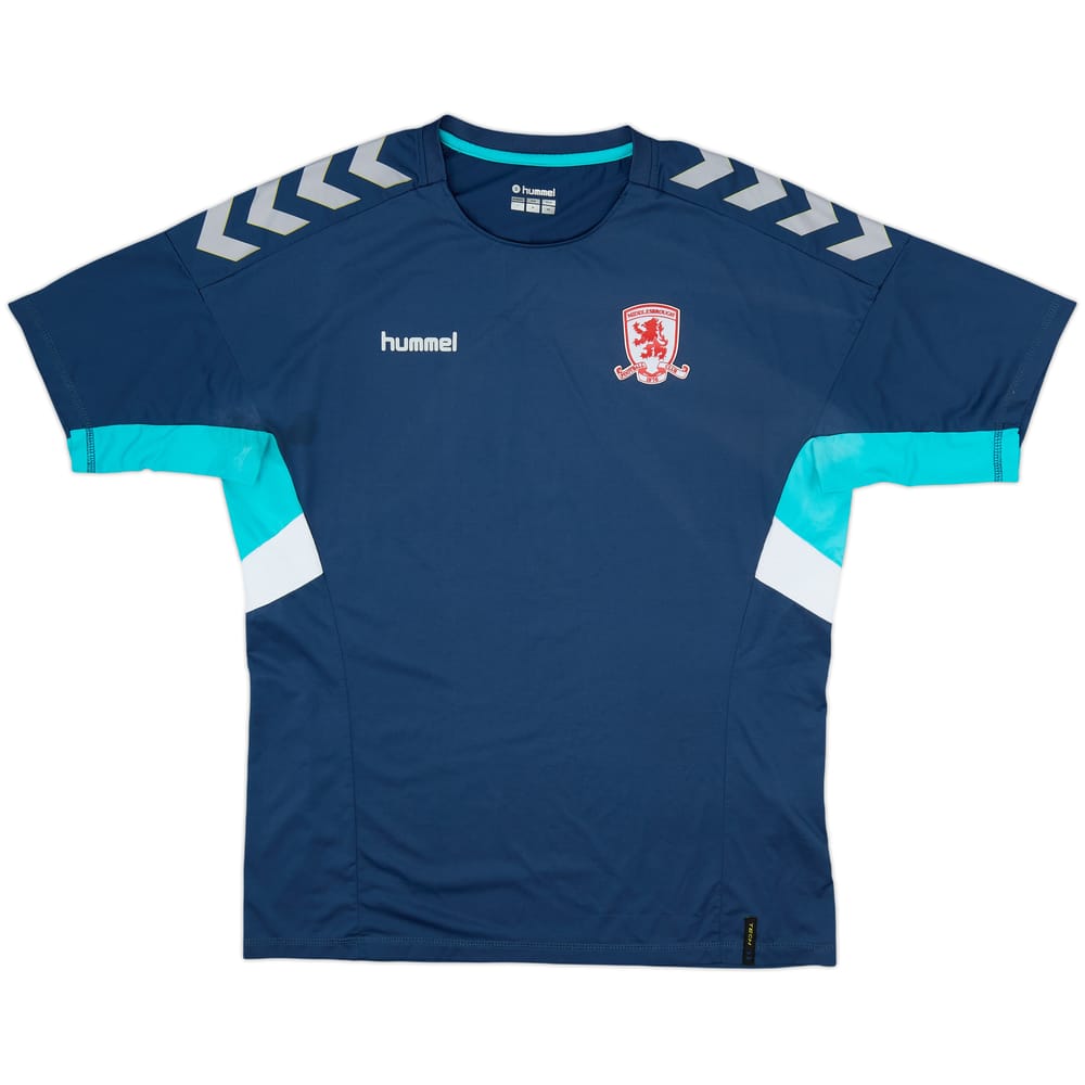 2018-19 Middlesbrough Hummel Training Shirt - 9/10 - (L)