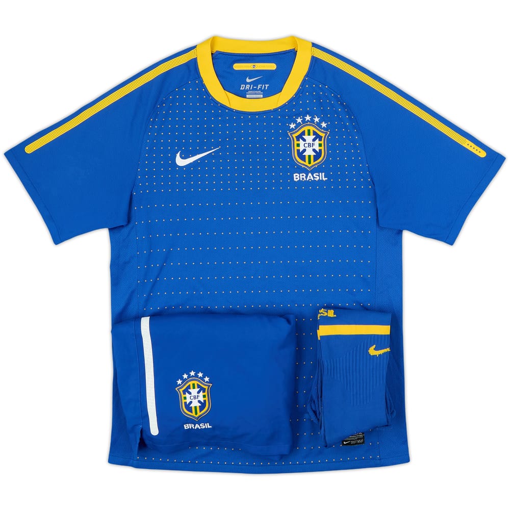2010-11 Brazil Away Shorts & Socks - 8/10 - (L)