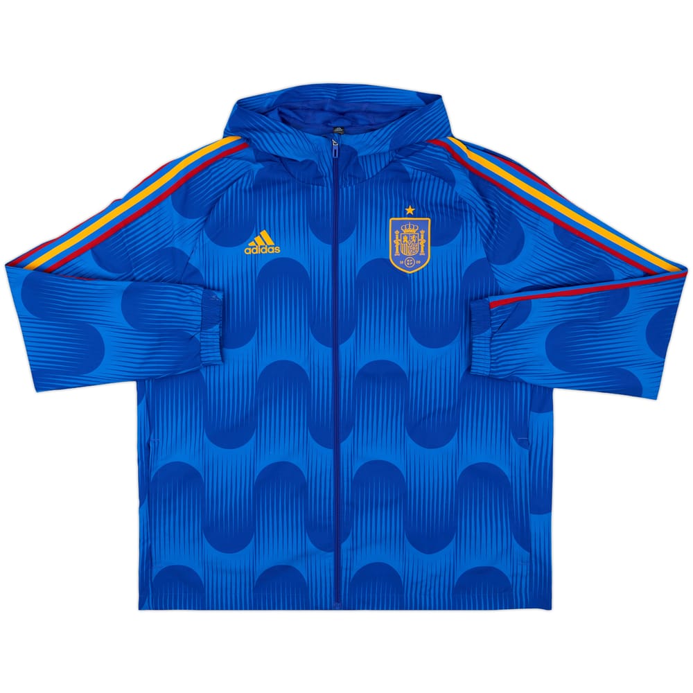 2022-24 Spain adidas Hooded Rain Jacket - 9/10 - (XL)