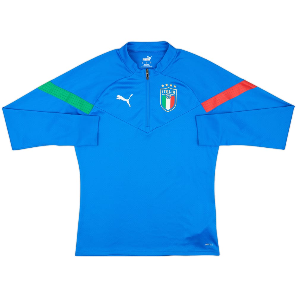 2022-23 Italy Puma 1/4 Zip Drill Top - 9/10 - (M)