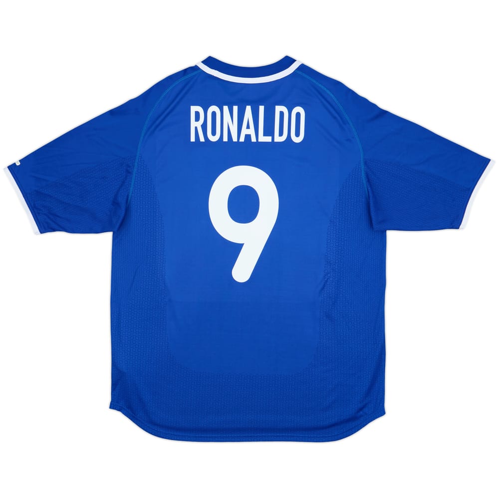2000-02 Brazil Away Shirt Ronaldo #9 - 10/10 - (XL)