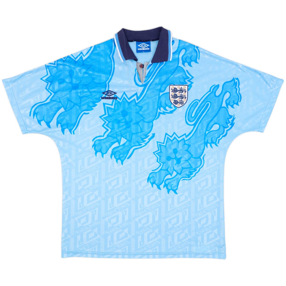 1992-93 England Third Shirt - 9/10 - (XL)