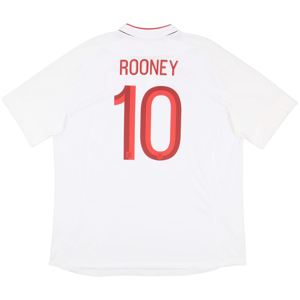 2012-13 England Home Shirt Rooney #10 - 7/10 - (3XL)