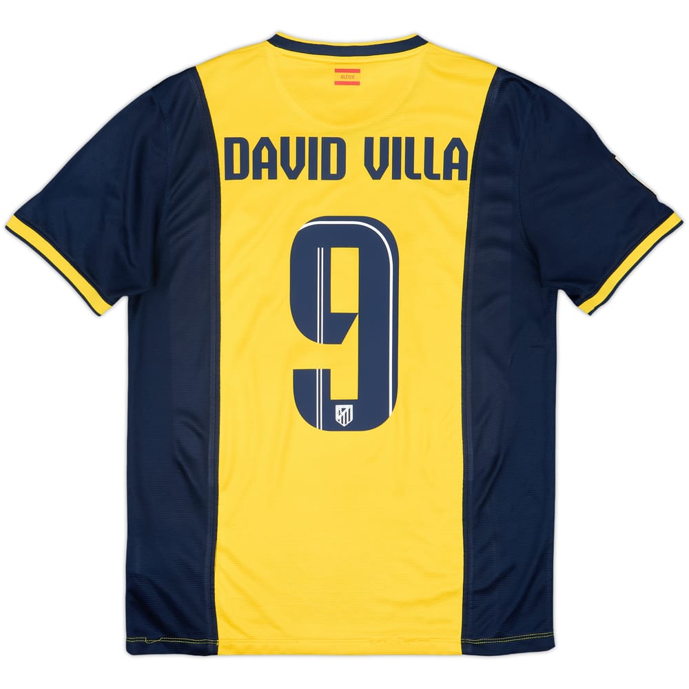2013-14 Atletico Madrid Away Shirt David Villa #9 - 6/10 - (M)