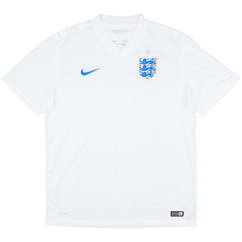 2014-15 England Home Shirt #2 - 9/10 - (L)