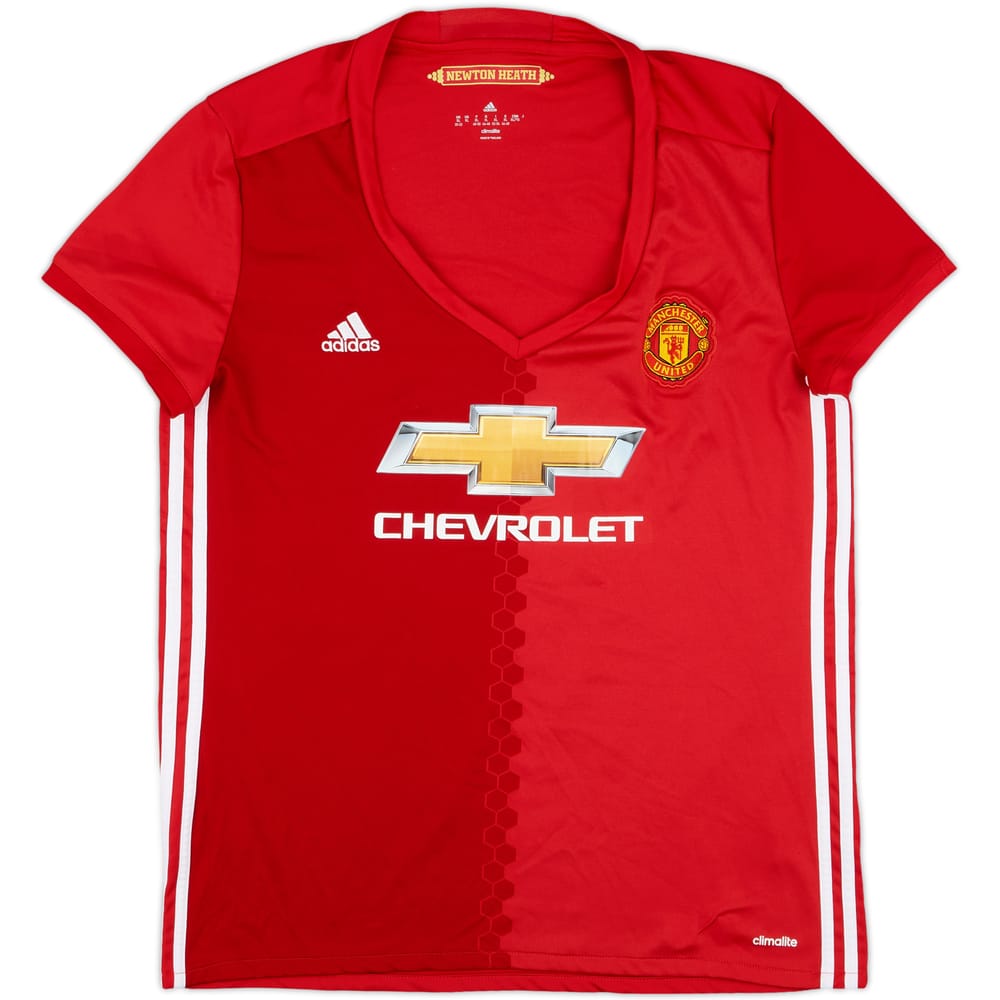 2016-17 Manchester United Home Shirt - 8/10 - (Women's XL)