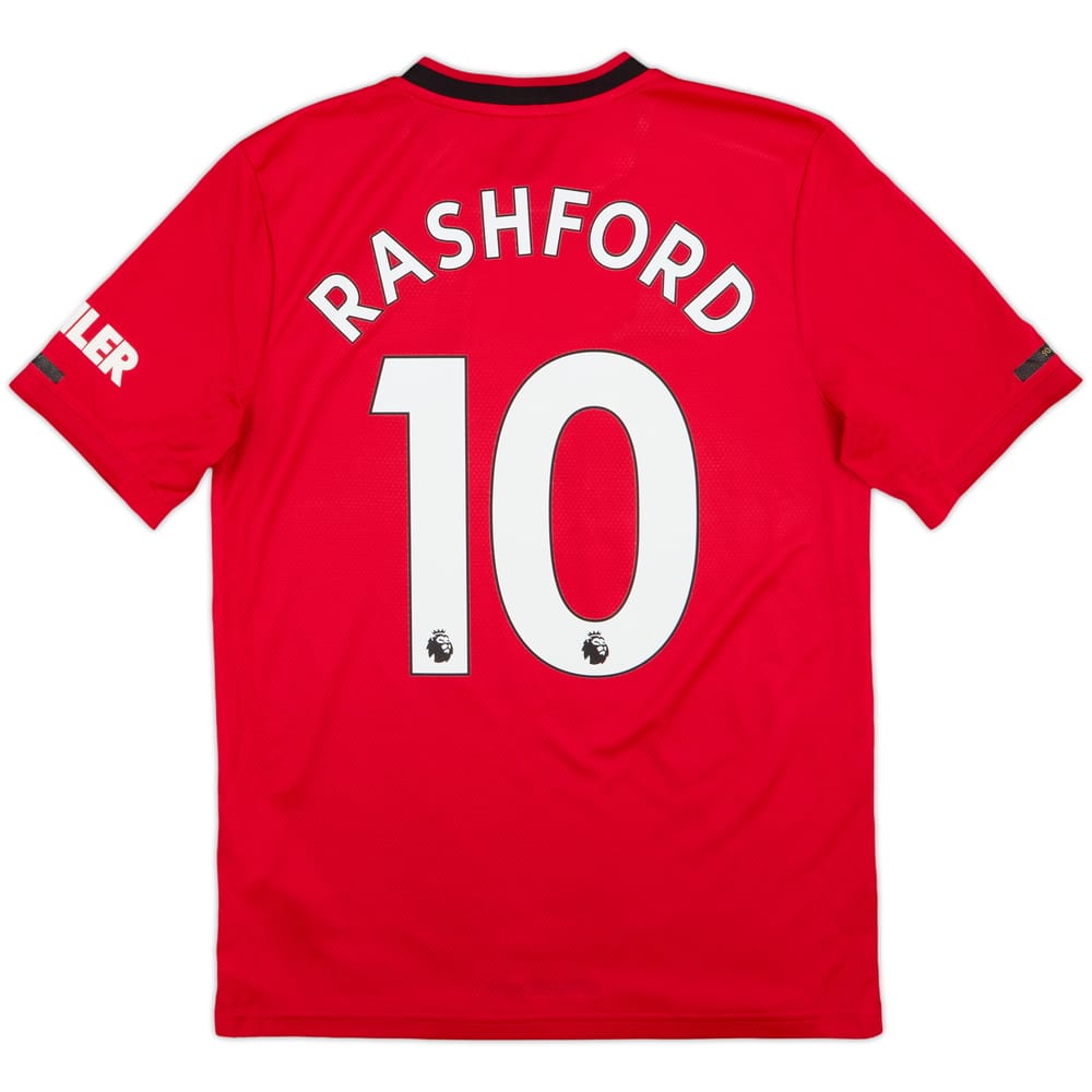 2019-20 Manchester United Home Shirt Rashford #10 - 7/10 - (XL.Boys)