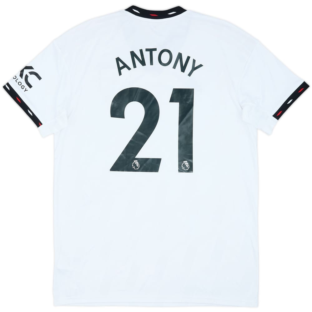 2022-23 Manchester United Away Shirt Antony #21 - 9/10 - (L)