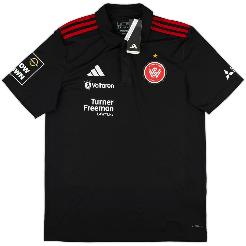 2023-24 Western Sydney Wanderers adidas Polo Shirt (M)