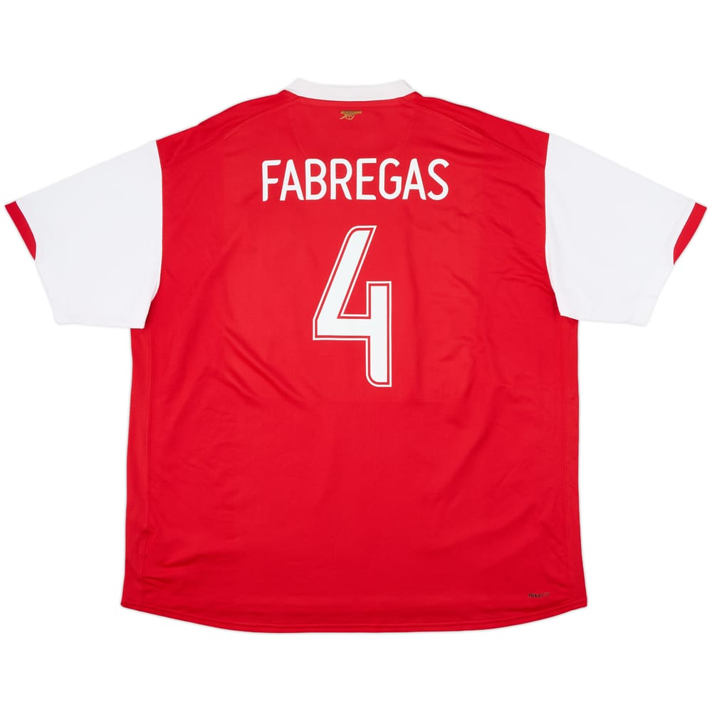 2006-08 Arsenal Home Shirt Fabregas #4 - 8/10 - (3XL)