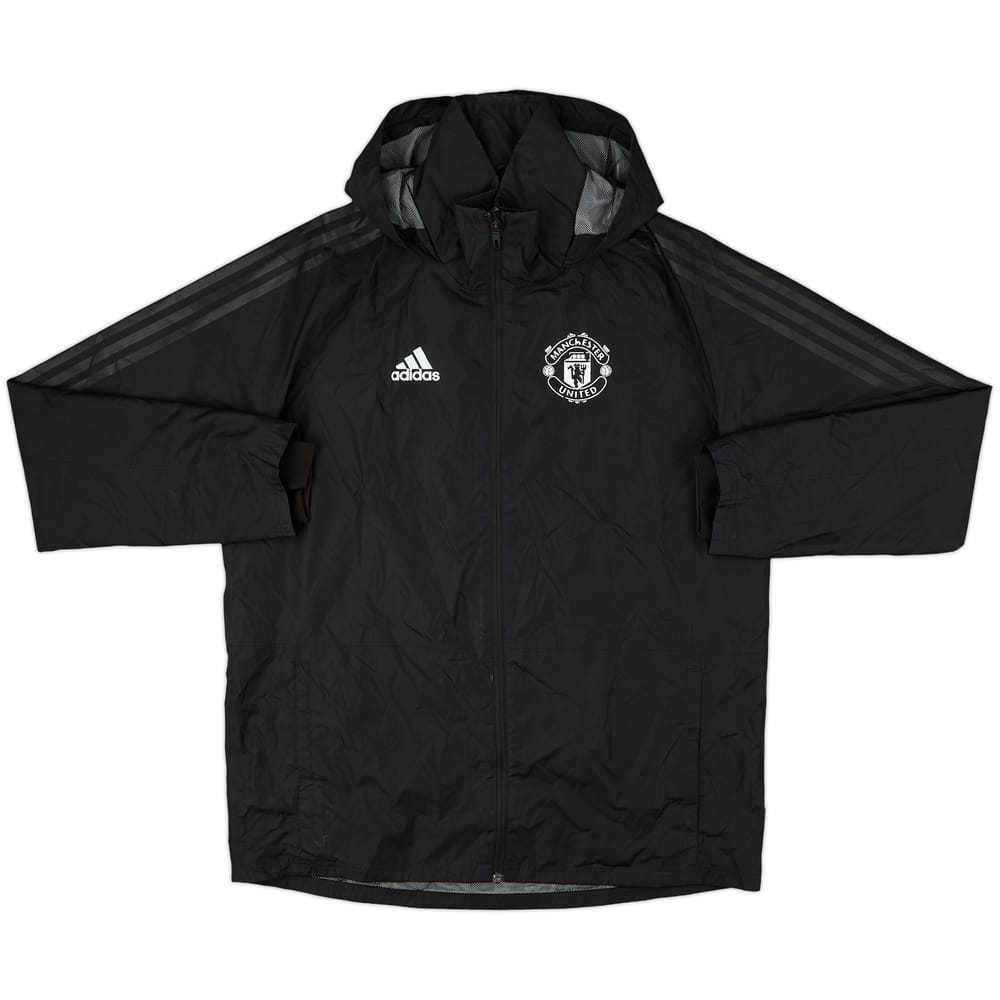 2018-19 Manchester United adidas Hooded Rain Jacket - 5/10 - (L)