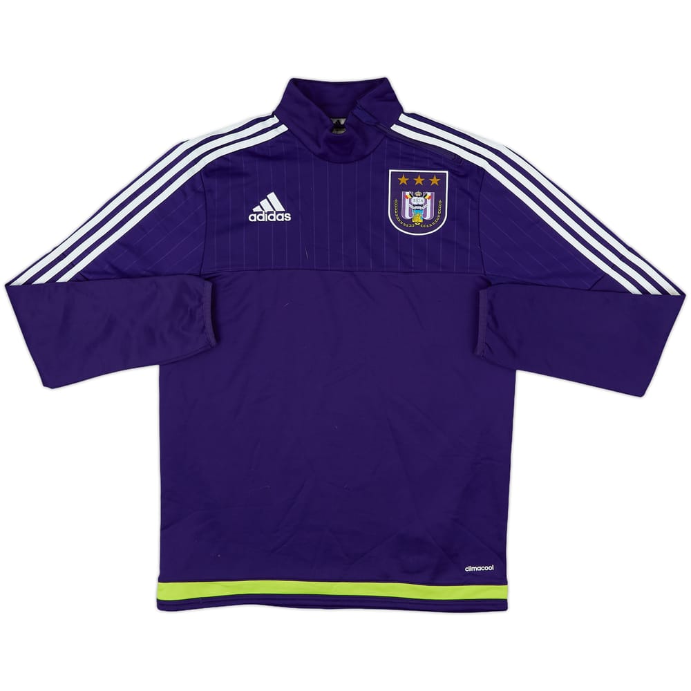 2014-15 Anderlecht adidas 1/4 Zip Drill Top - 7/10 - (S)