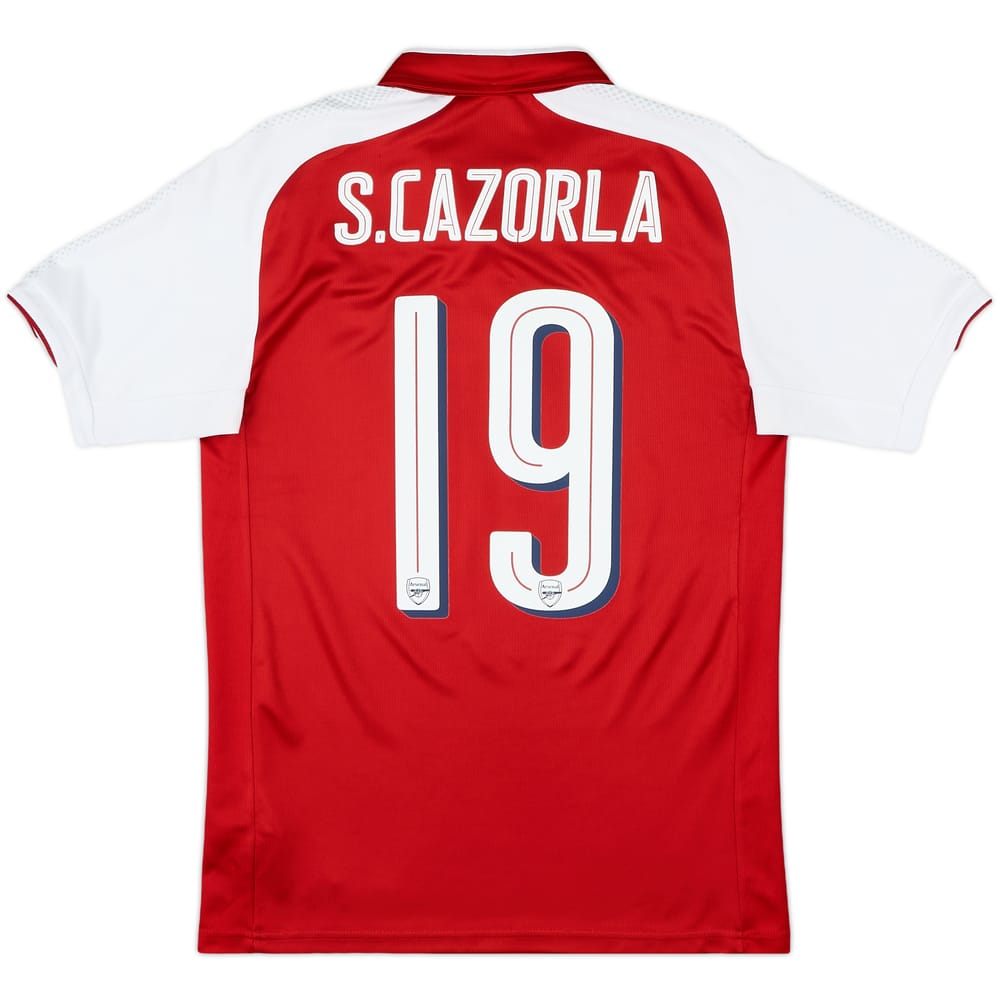 2017-18 Arsenal Home Shirt S.Cazorla #19 - 8/10 - (M)