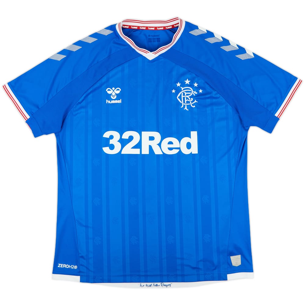 2019-20 Rangers Home Shirt - 8/10 - (L)