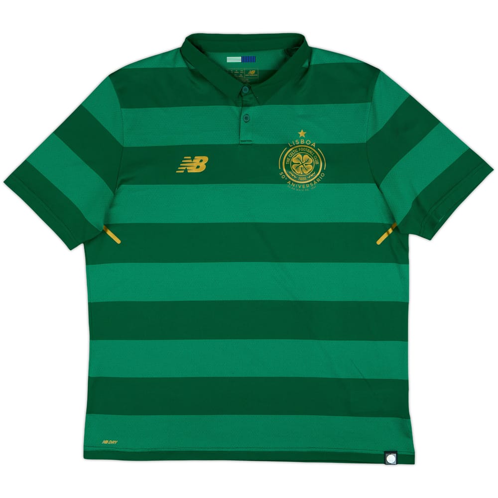 2017-18 Celtic 'Lisbon Lions 50th Anniversary' Away Shirt - 8/10 - (XL)