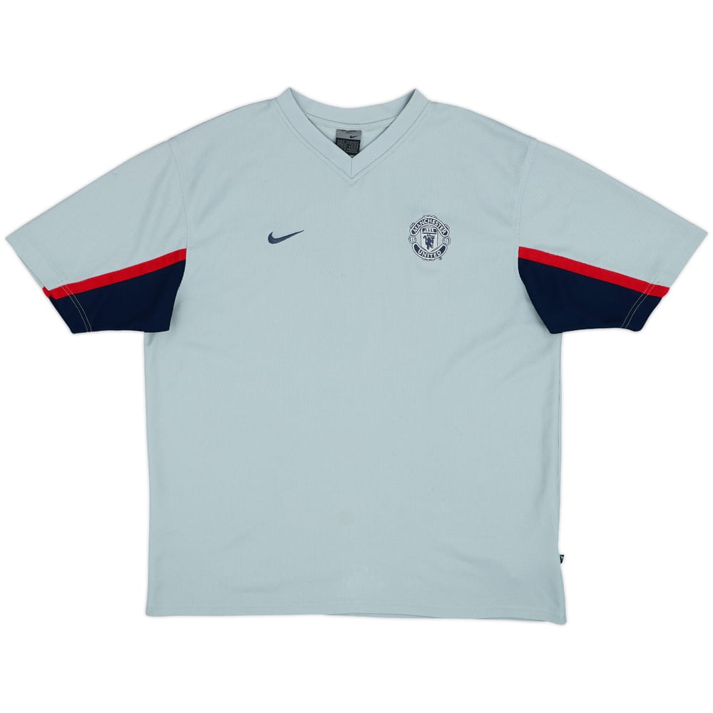 2003-04 Manchester United Nike Training Shirt - 8/10 - (L)