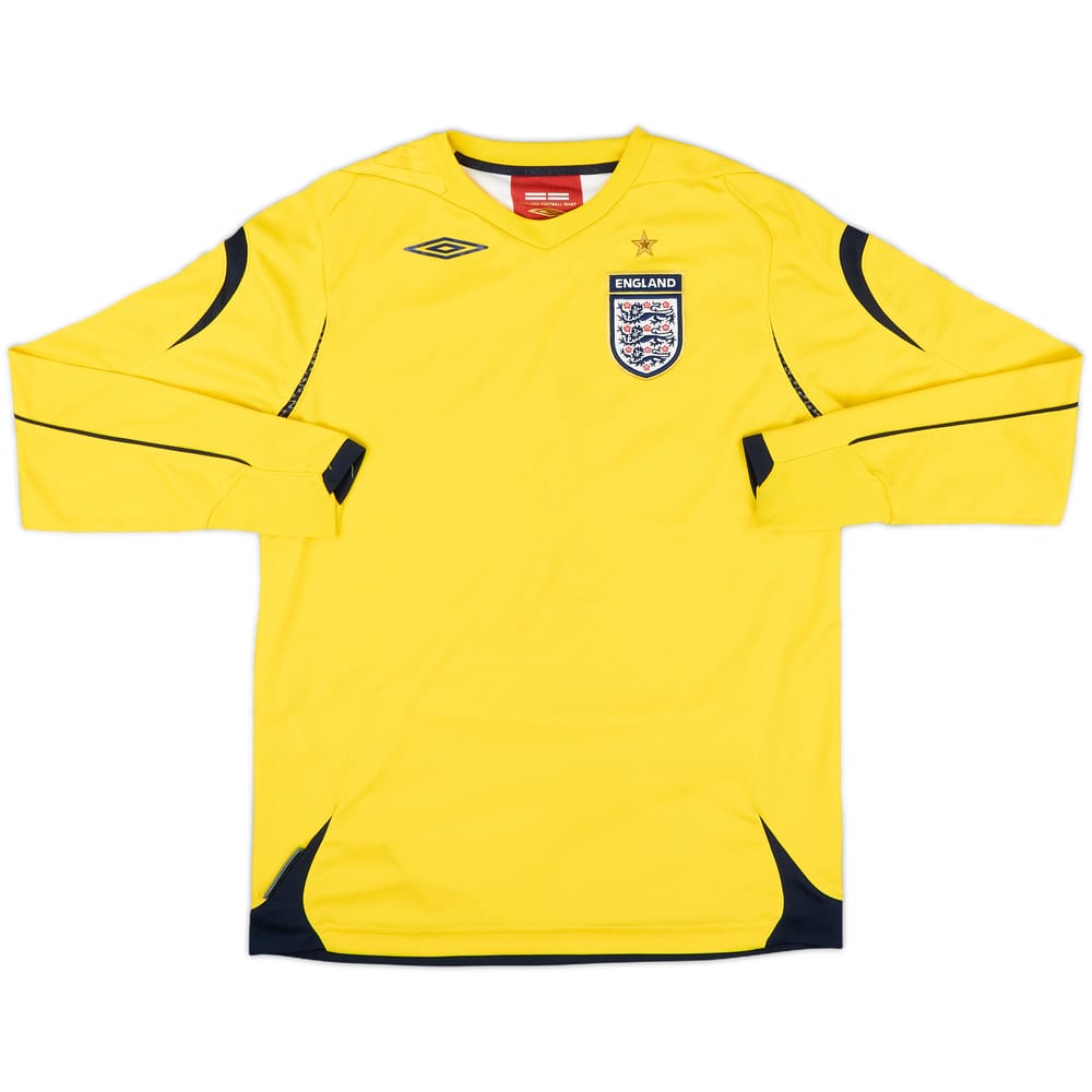 2006-08 England GK Shirt - 6/10 - (L.Boys)