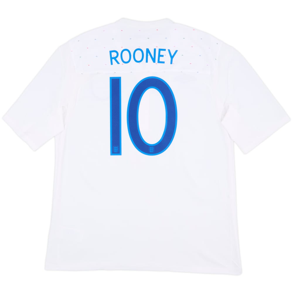 2010-11 England Home Shirt Rooney #10 (XL)