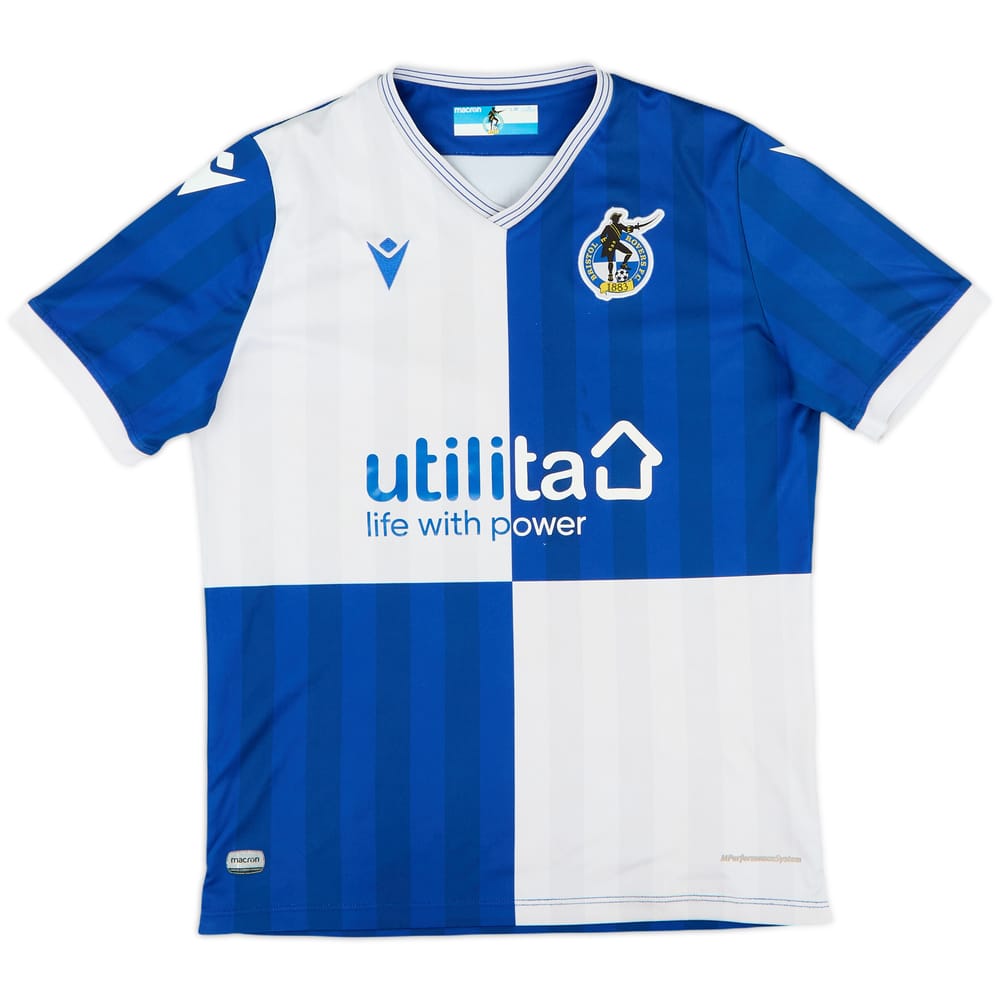 2019-20 Bristol Rovers Home Shirt - 7/10 - (L.Boys)