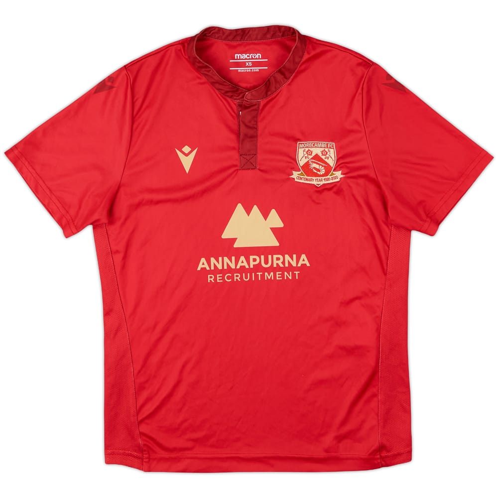 2020-21 Morecambe Home Shirt - 8/10 - (XS)
