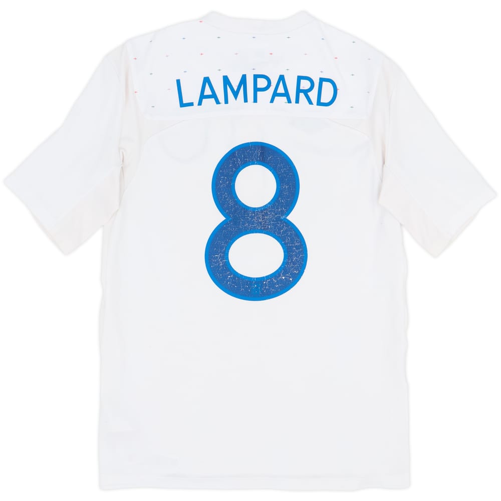 Camiseta de local de England 2010-11 Lampard #8 - 5/10 - (M)