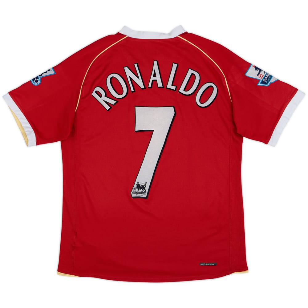 2006-07 Manchester United Home Shirt Ronaldo #7 - 6/10 - (S)