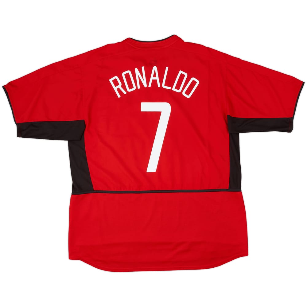 2002-04 Manchester United Home Shirt Ronaldo #7 - 6/10 - (XXL)