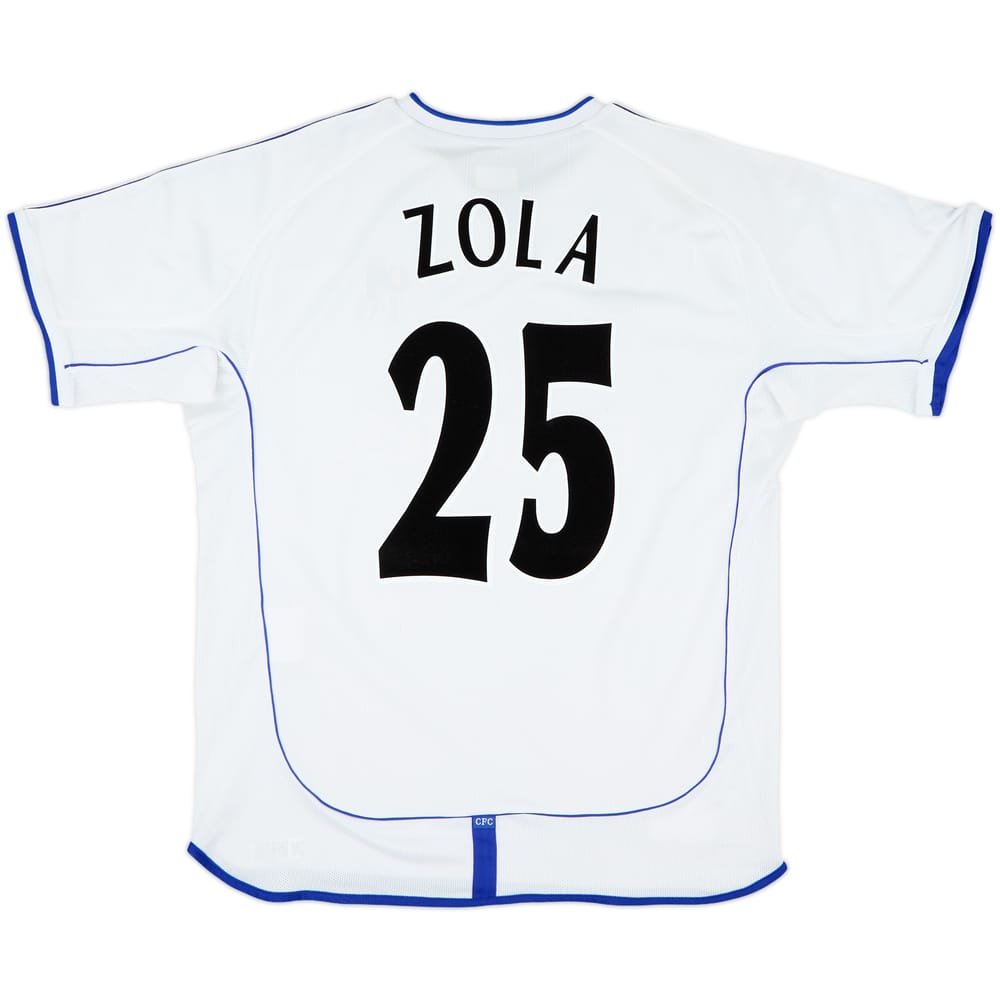 2001-03 Chelsea Away Shirt Zola #25 - 6/10 - (L)
