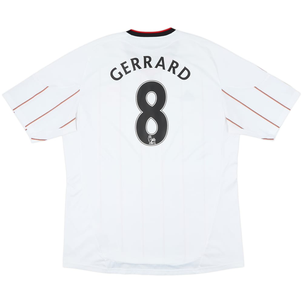 2010-11 Liverpool Away Shirt Gerrard #8 - 6/10 - (3XL)