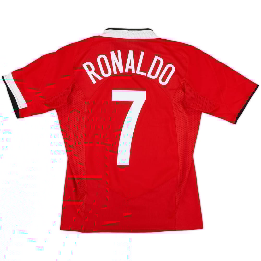 2004-06 Manchester United Home Shirt Ronaldo #7 - 6/10 - (S)
