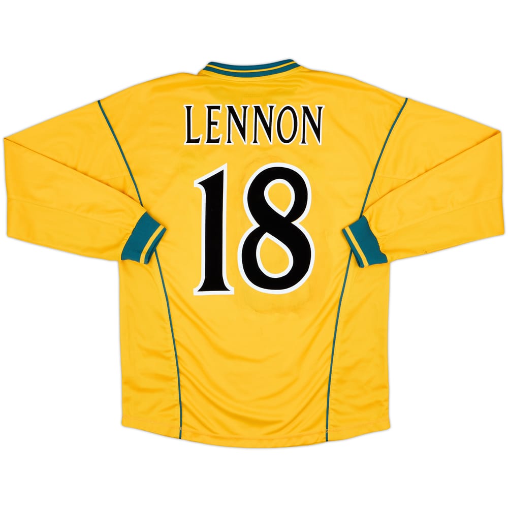 2000-02 Celtic Away L/S Shirt Lennon #18 - 5/10 - (M)