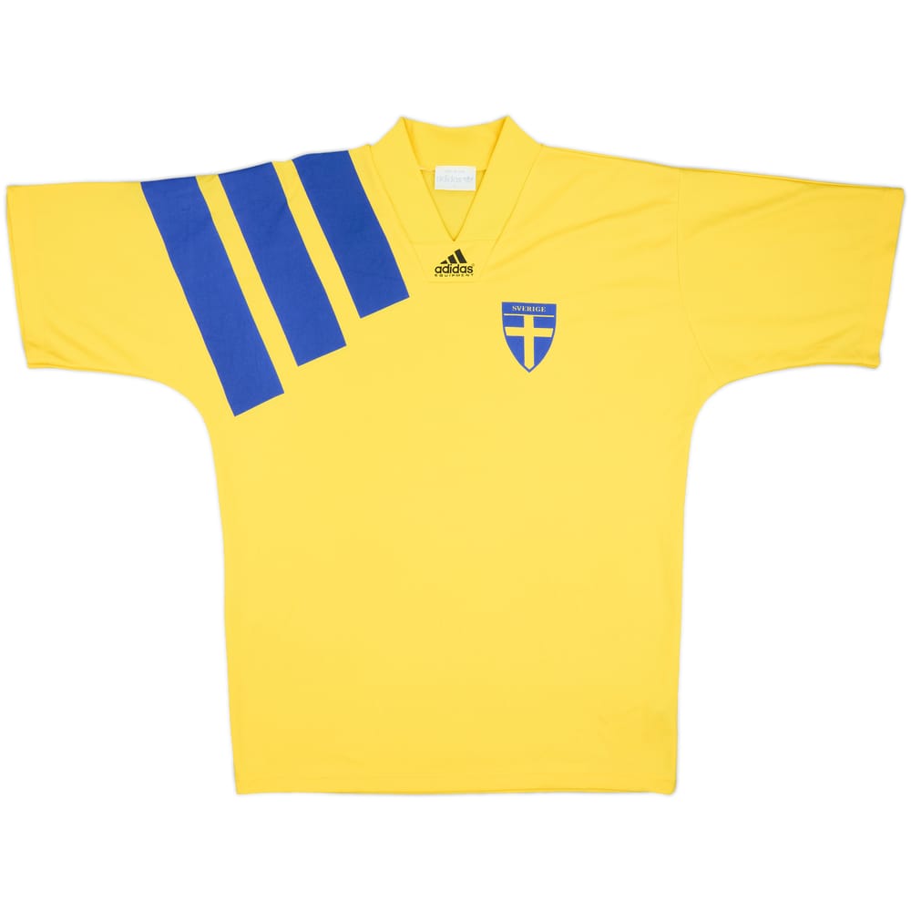 1992-94 adidas Template Training Shirt (Sweden) - 8/10 - (L)