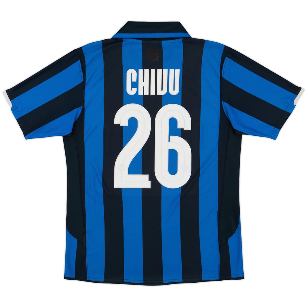 2007-08 Inter Milan Centenary Home Shirt Chivu #26 - 6/10 - (M)