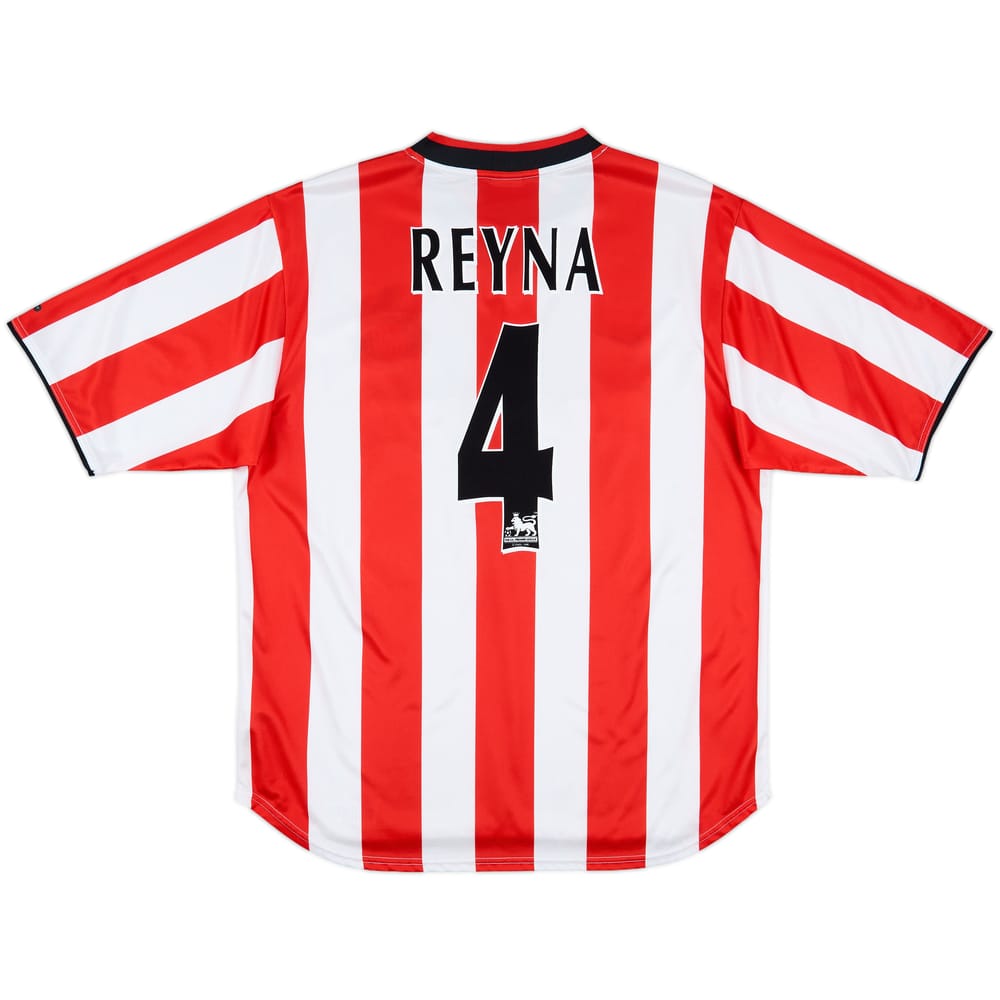 2000-02 Sunderland Home Shirt Reyna #4 - 6/10 - (L)