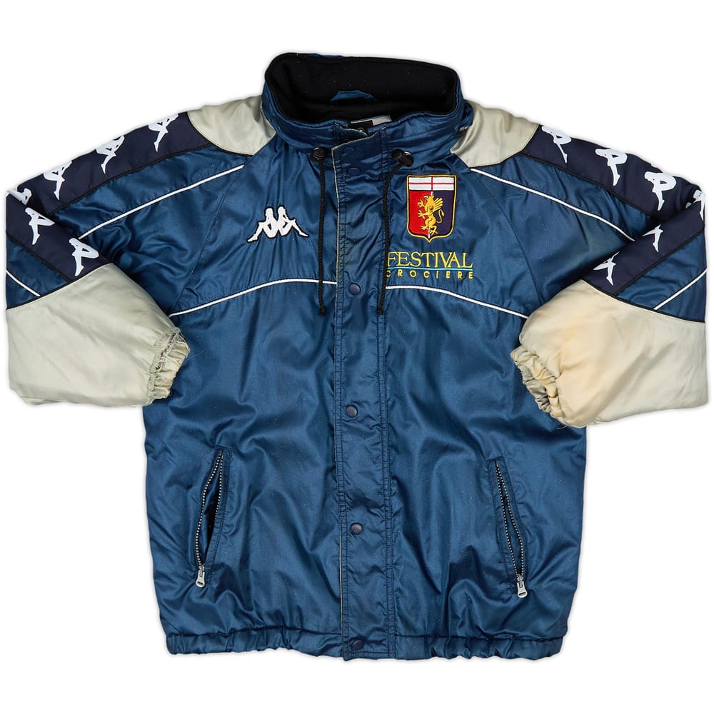 2000-01 Genoa Kappa Padded Bench Coat - 6/10 - (13-14 Years)