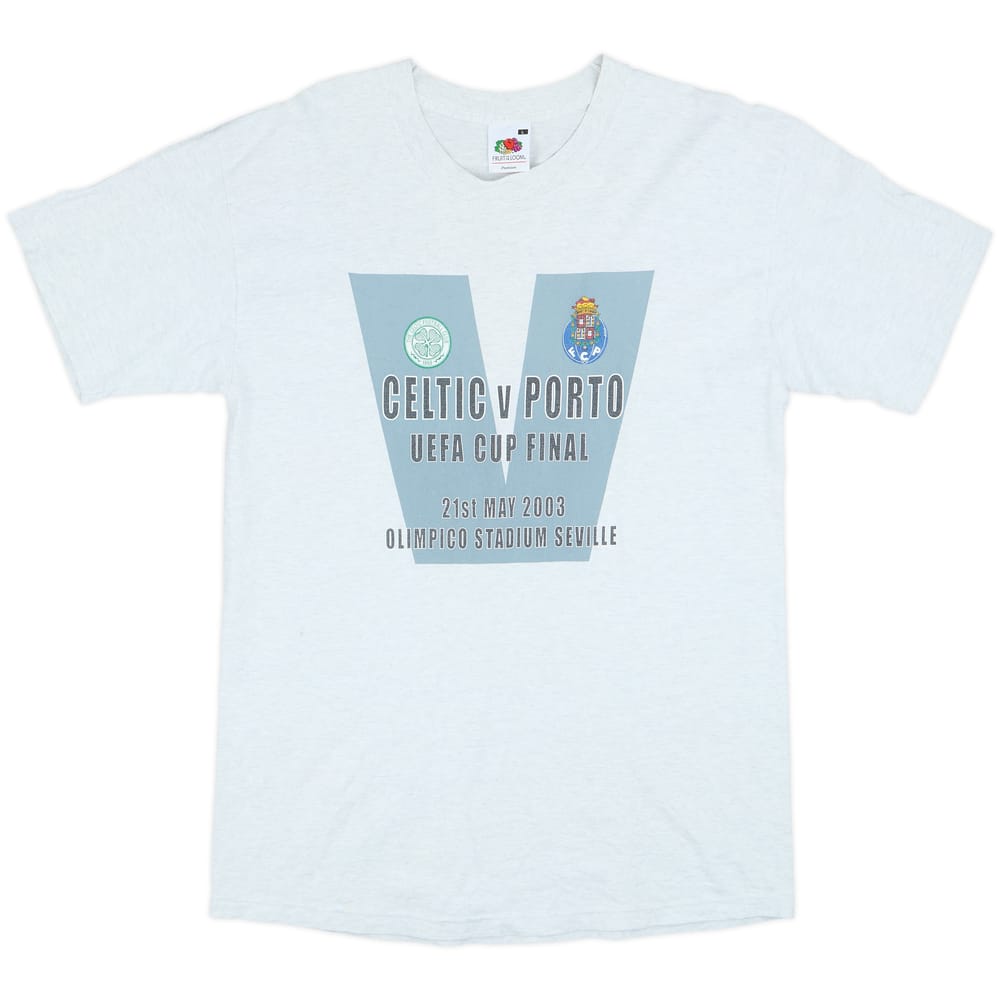 2002-03 Celtic 'Road to Seville' Fan Tee - 9/10 - (L)