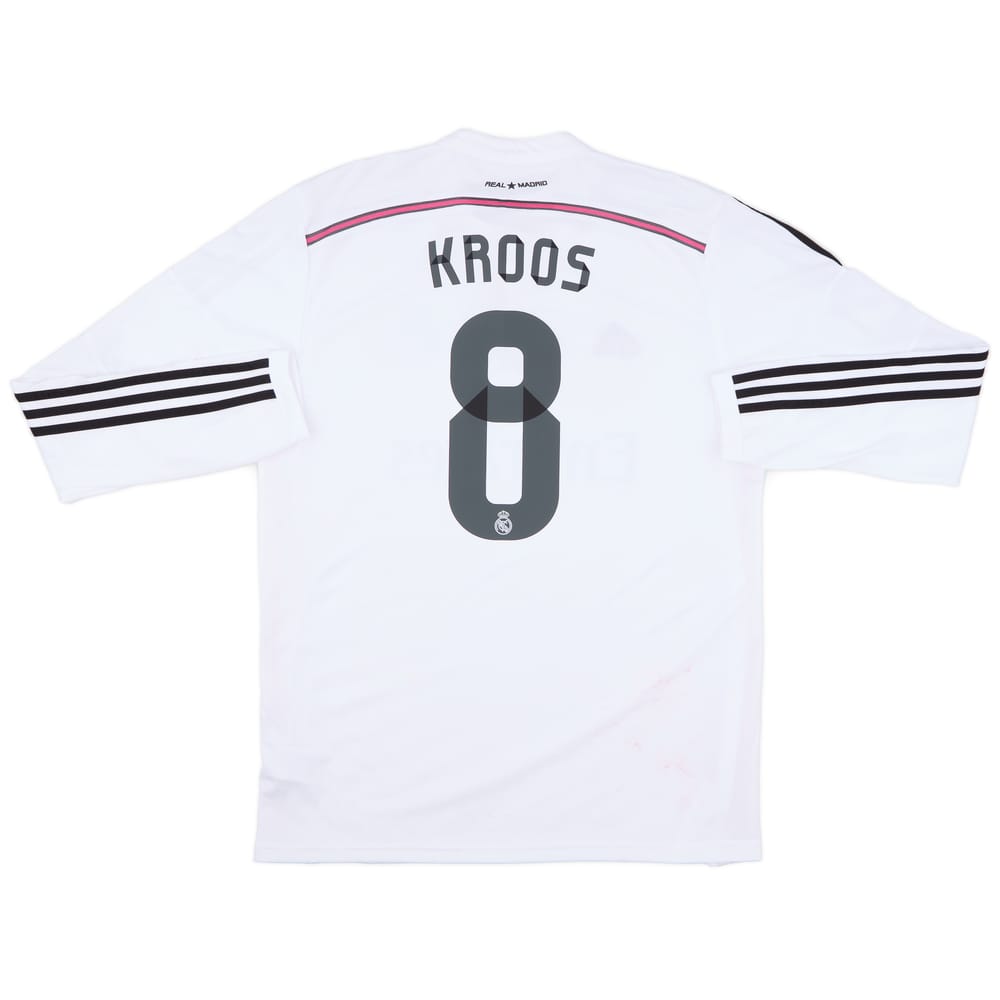 2014-15 Real Madrid Home L/S Shirt Kroos #8 - 5/10 - (XL)
