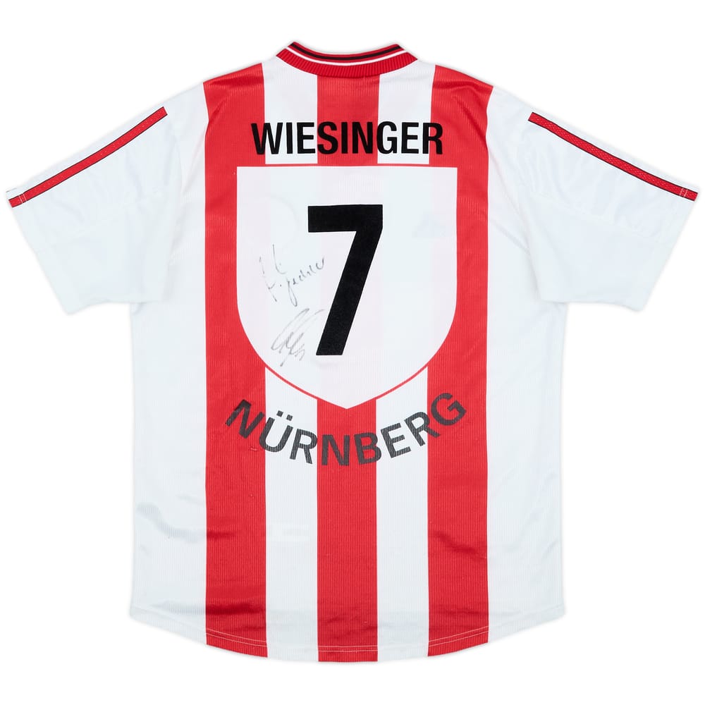 1998-99 Nurnberg Home Shirt Wiesinger #7 - 8/10 - (Y)