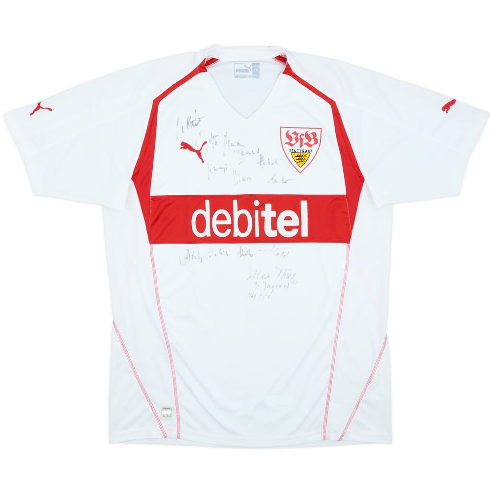 2004-05 Stuttgart Signed Home Shirt - 8/10 - (XXL)